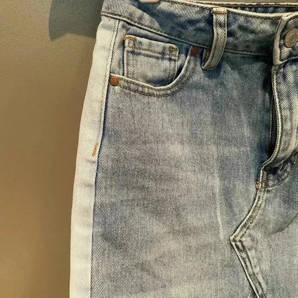 PACSUN JASON WASH TWO TONED JEAN SKIRT NWT - Picture 8 of 8